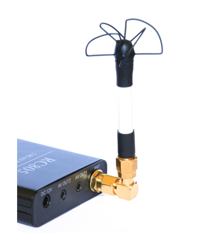 SMA Female to RP-SMA Male Right Angle Adapter - Image 3