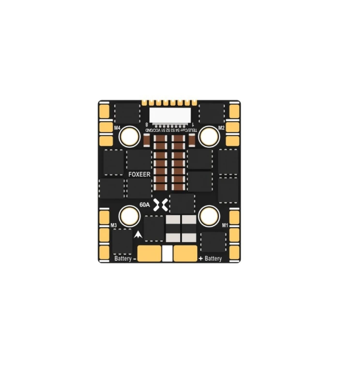 Reaper-F4-Slim-Mini Foxeer Reaper F4 Slim Mini 128K 60A 3-8S BL32 4-in-1 ESC - Image 1