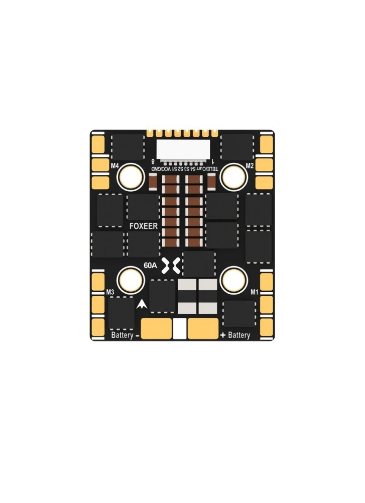 Foxeer Reaper F4 Slim Mini 128K 60A 3-8S BL32 4-in-1 ESC