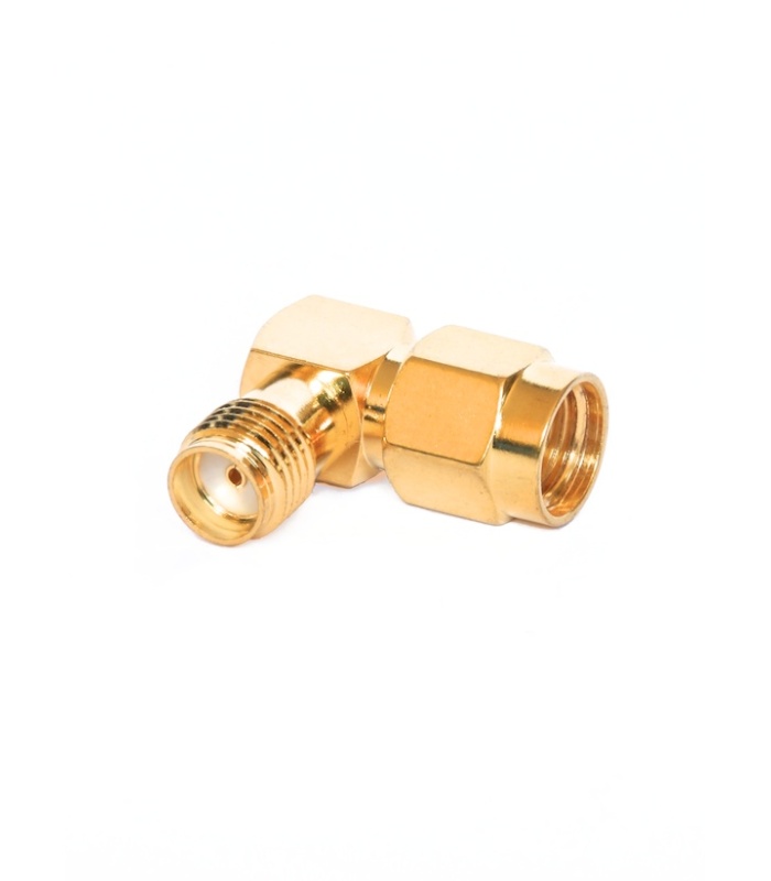SMA Female to RP-SMA Male Right Angle Adapter - Image 2