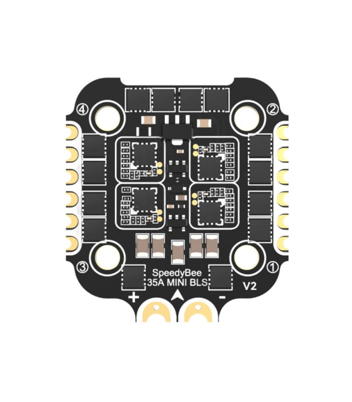 SpeedyBee 35A V2 3-6S BLHeli_S Mini 4-in-1 ESC - Image 1
