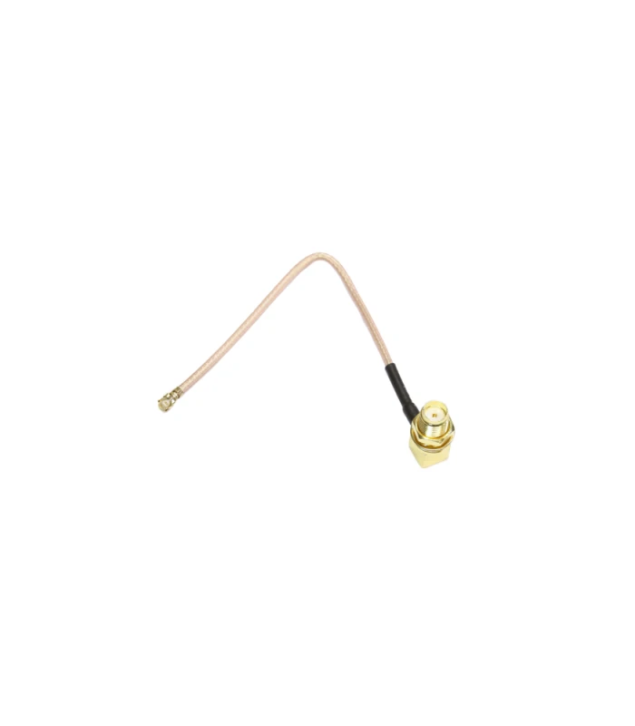 SMA to IPEX Extension Cable w/ 90 Degree Thru Hole Mount - Image 1