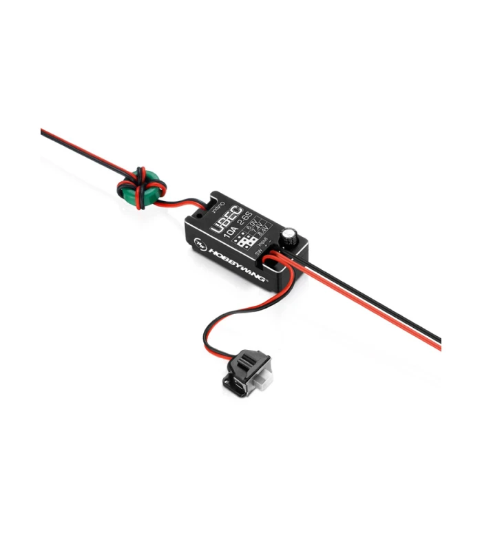 Hobbywing 10A 2-6S UBEC with 6.0V/7.4V/8.4V Output - Image 2