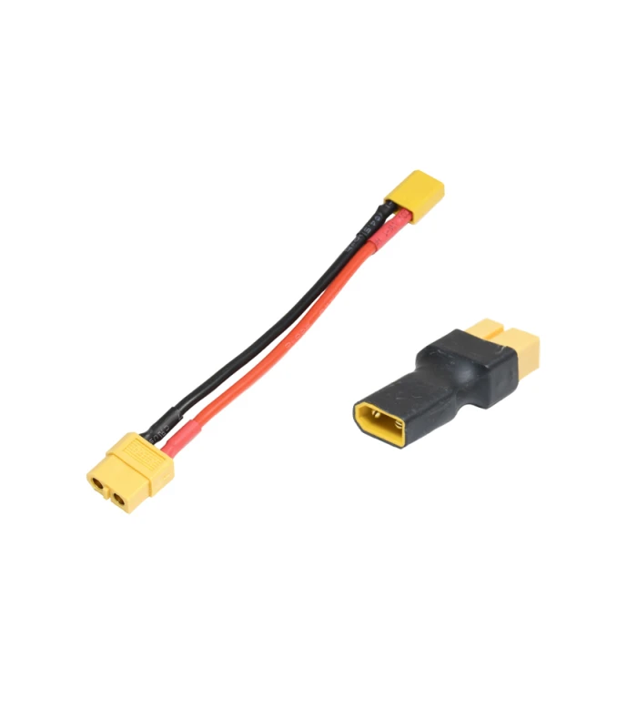 XT30 (Male) to XT60 (Female) Adapter Plug / 10CM Lead - Image 1
