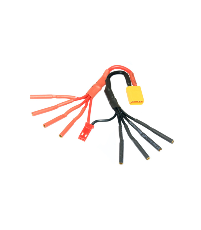 XT30 ESC (2mm) Quadcopter Power Breakout Cable with JST - Image 1