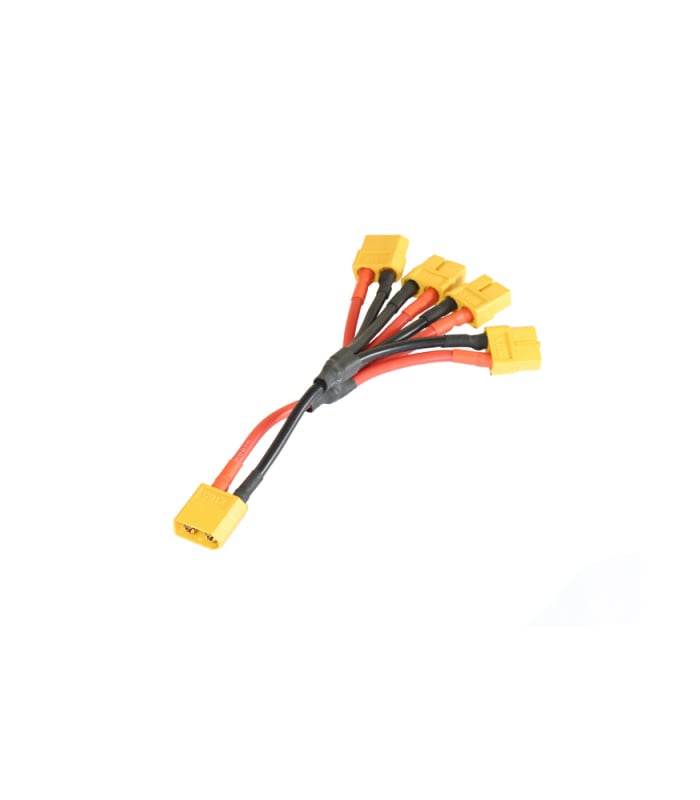 XT60 Male to Four XT60 Female Power Distribution Lead - Image 2