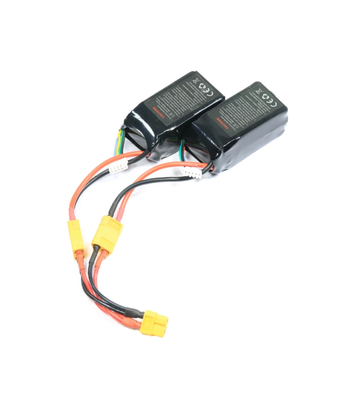 XT60 Y lead Parallel Battery Harness - 2x Male to 1x Female - Image 3