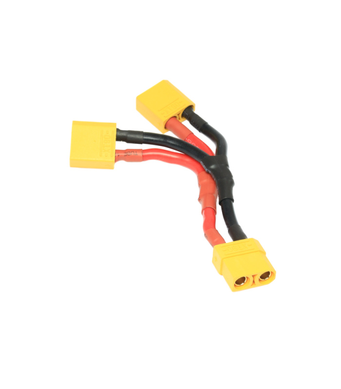 XT90 Y lead Parallel Battery Harness - 2x Male to 1x Female - Image 2