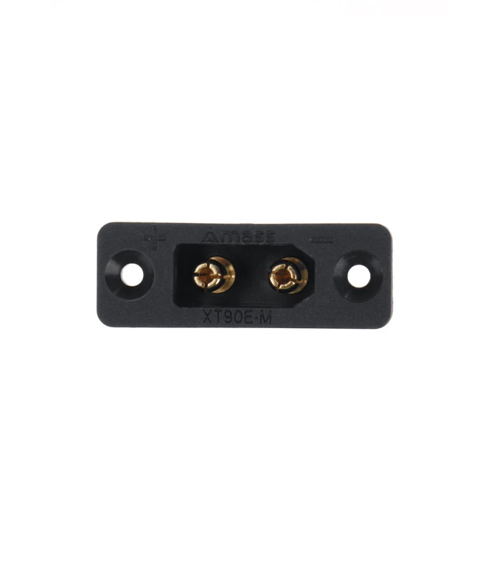 AMASS XT90E-M Mountable XT90 Male Plug - Black - Image 2