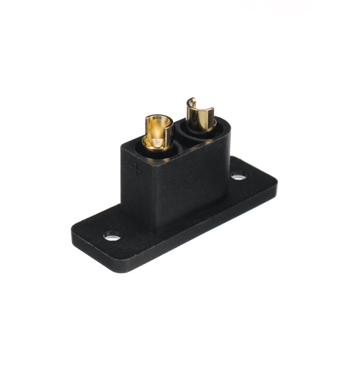 AMASS XT90E-M Mountable XT90 Male Plug - Black - Image 3