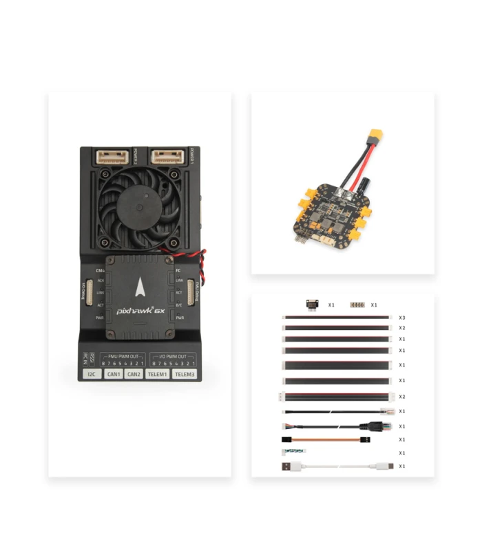 Pixhawk RPi CM4 Carrier Board with Pixhawk 6X (Rev8) / PM03D - Image 7