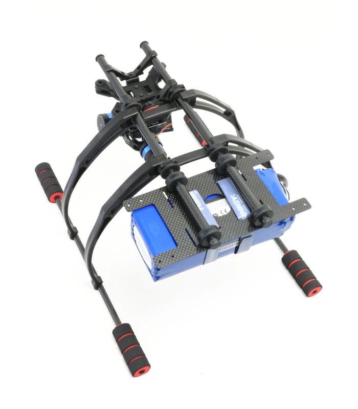 Large Carbon Fibre 4-6s LiPo Battery Mount 18cm x 9cm - Image 3