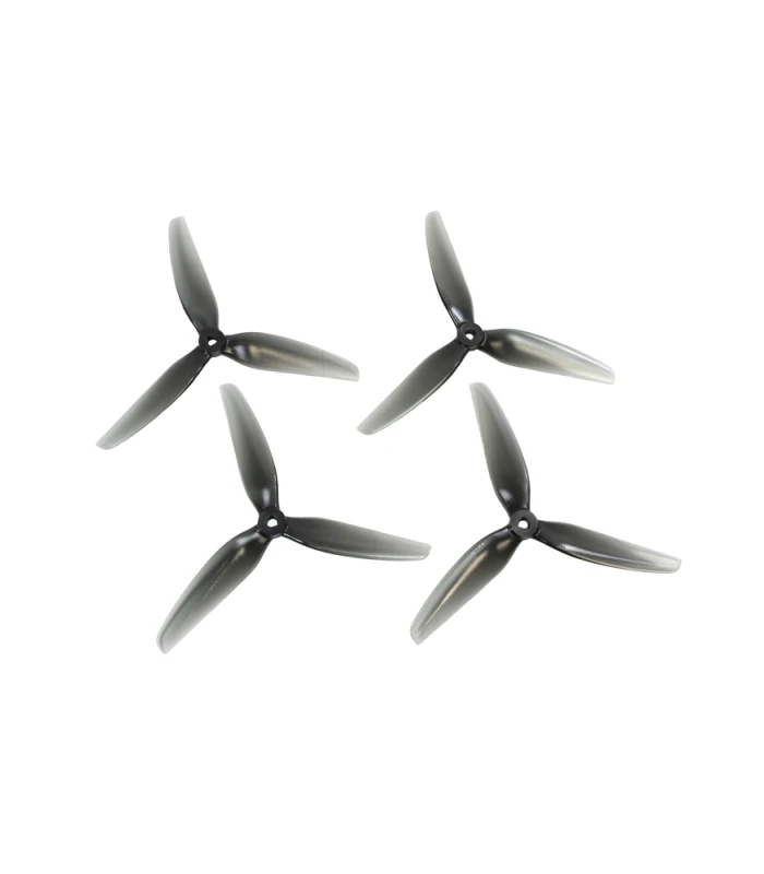 HQProps 6x3.5 Durable Tri-Blade Propellers Light Grey - Image 1