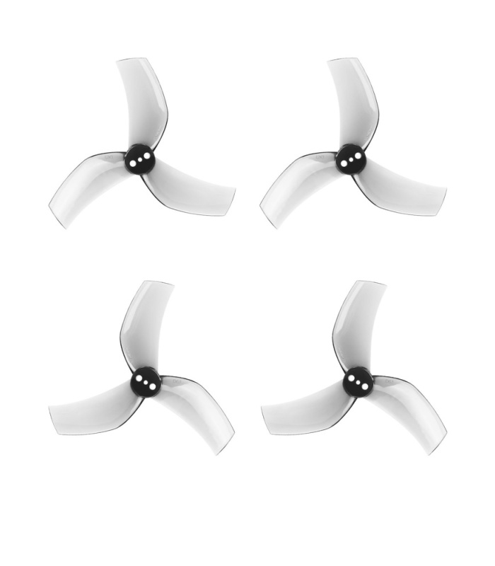 Gemfan D63 3 Blade Cinewhoop Props (1.5mm) - Clear Grey - Image 1