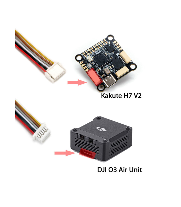 Holybro Kakute H7 cable for DJI O3 Air Unit - Image 2