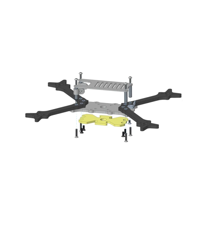 Kopis-2-Frame_0 Holybro Kopis 2 6S V2 Carbon Fibre 5" Racing Drone Frame Kit - Image 4