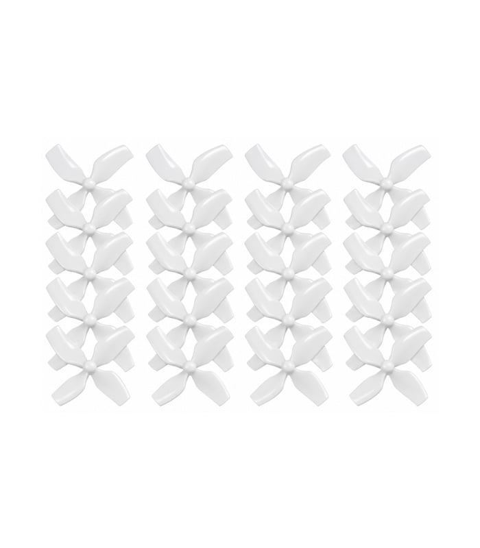 LDARC 40MM 1545 4 Blade CW/CCW Props 1MM HUB - White - Image 4