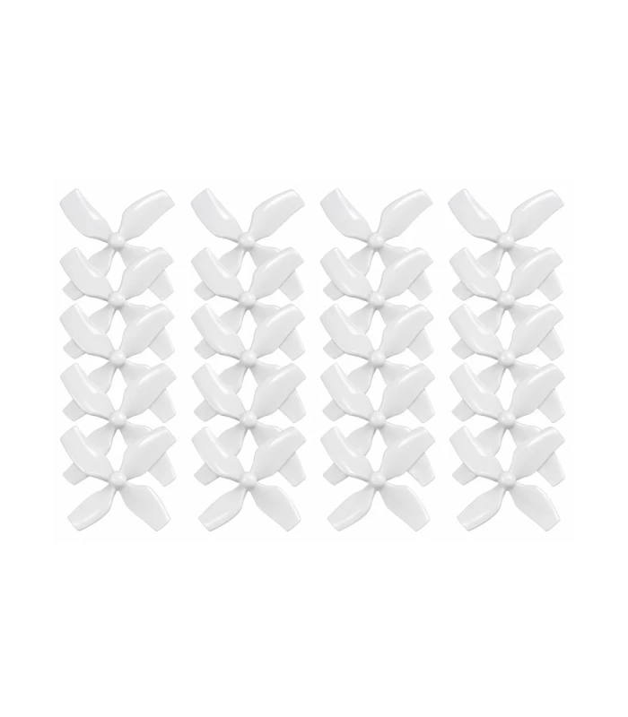 LDARC 40MM 1545 4 Blade CW/CCW Props 1MM HUB - White - Image 4