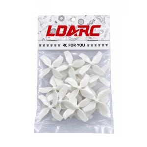 LDARC 40MM 1545 4 Blade CW/CCW Props 1MM HUB - White
