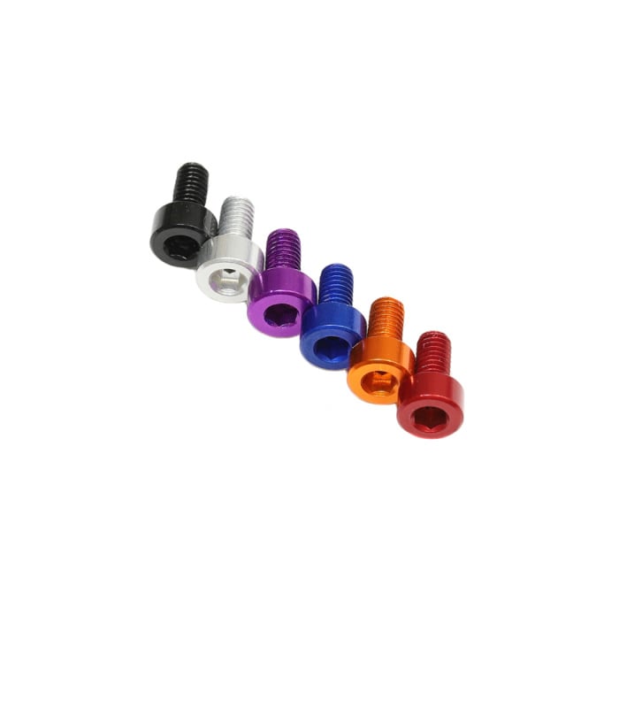 M3 Aluminium Anodised Cap Head Screws 6-12mm - Image 1