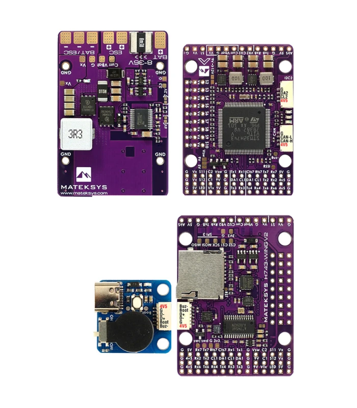 Matek H743 Wing V3 Ardupilot Flight Controller - Image 3