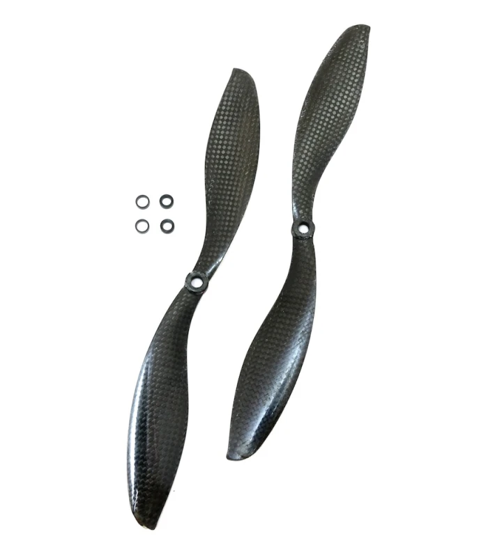 Multirotor Carbon Fibre Propeller Set CW/CCW (5-6mm) - Image 1