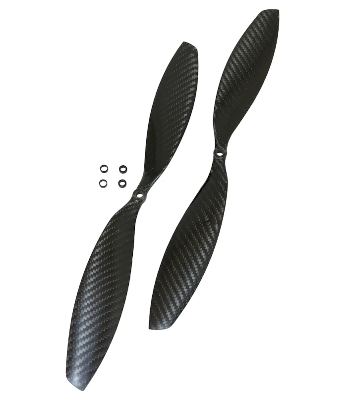 Multirotor Carbon Fibre Propeller Set CW/CCW (5-6mm) - Image 2