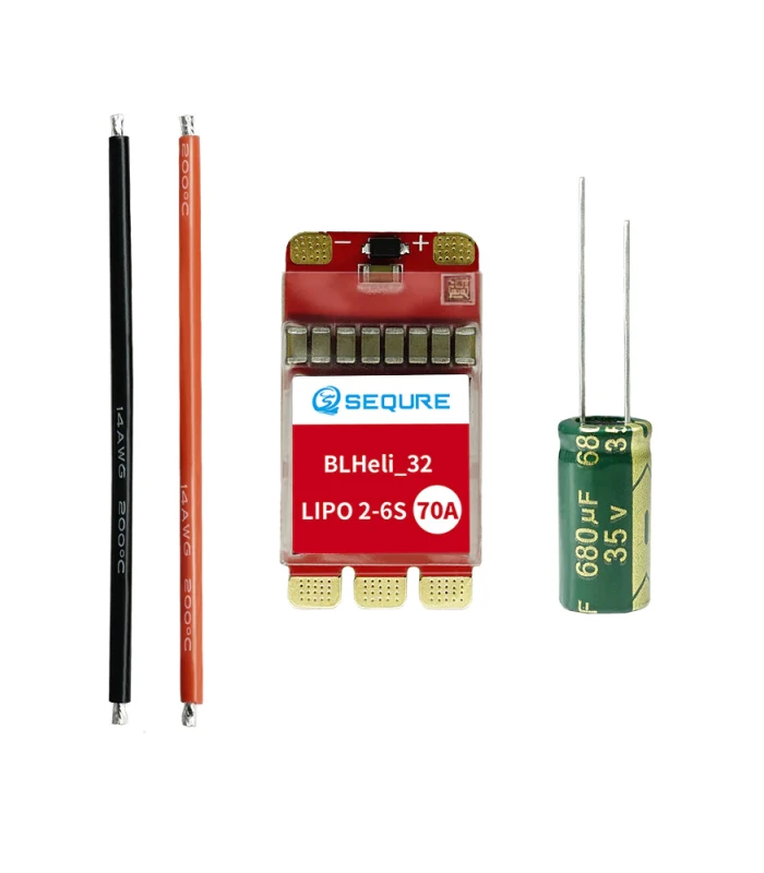 Sequre SQESC 2670 BLHeli_32 / AM32 Brushless 70A ESC 2-6S - Image 1