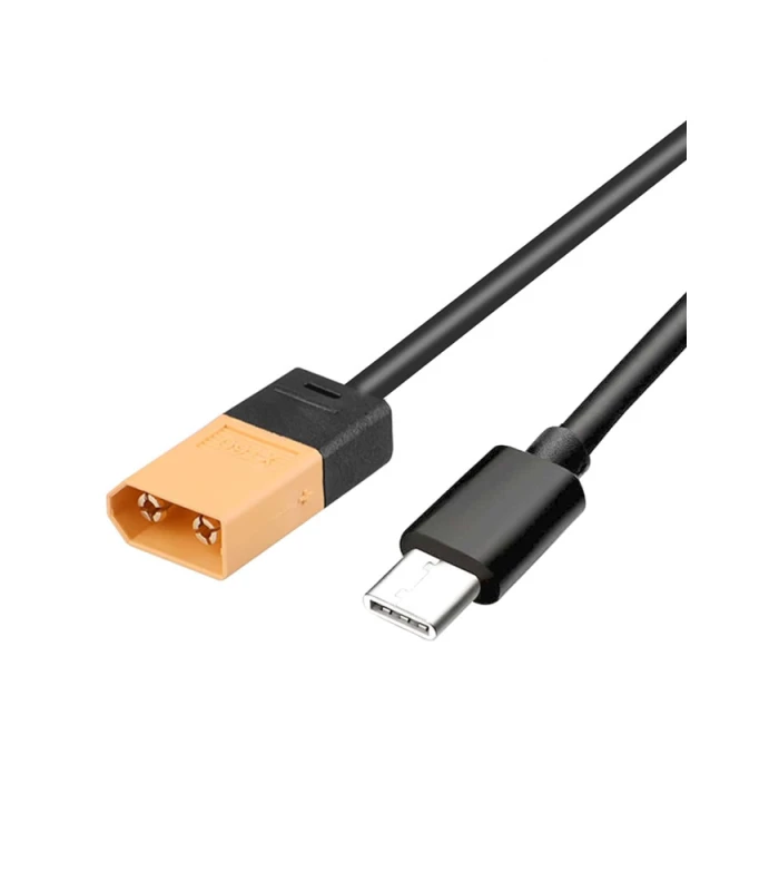 Male XT60 to USB-C to Power Cable - Image 2