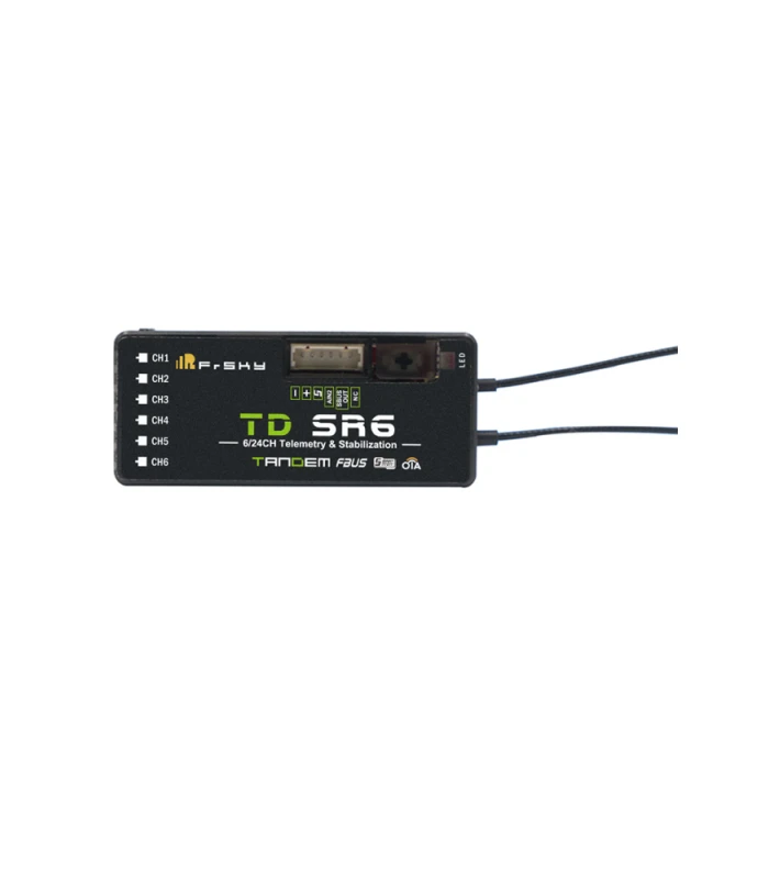 FrSky Tandem Dual-Band TD SR6 Receiver w/ ADV Stabilizer - Image 1
