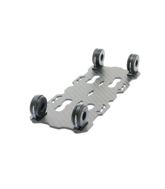 Tarot T-Series Carbon Fibre 4 Clamp Battery Mount - TL96018 - Image 2