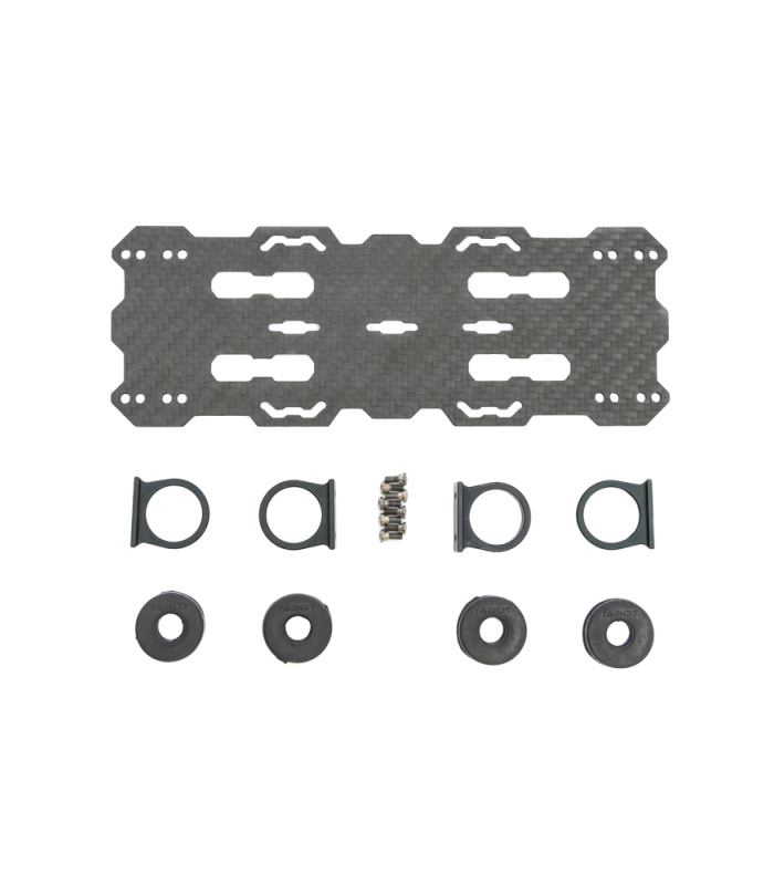 Tarot T-Series Carbon Fibre 4 Clamp Battery Mount - TL96018 - Image 1