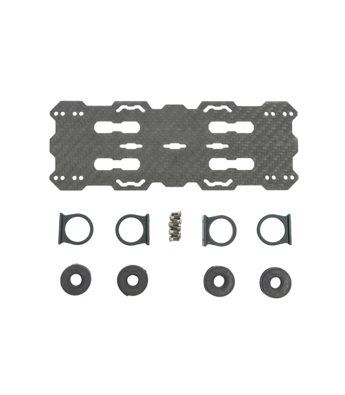 Tarot T-Series Carbon Fibre 4 Clamp Battery Mount - TL96018 - Image 1