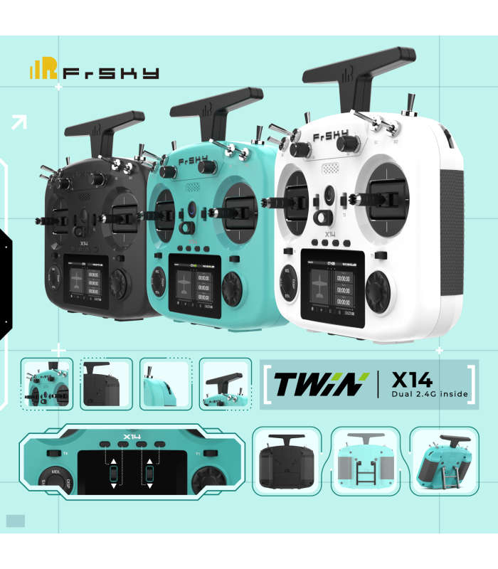 FrSky TWIN X14 Dual 2.4Ghz Transmitter - Image 7