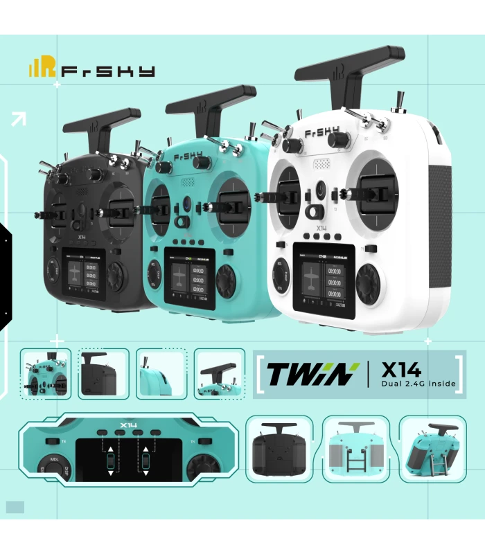 FrSky TWIN X14 Dual 2.4Ghz Transmitter - Image 7