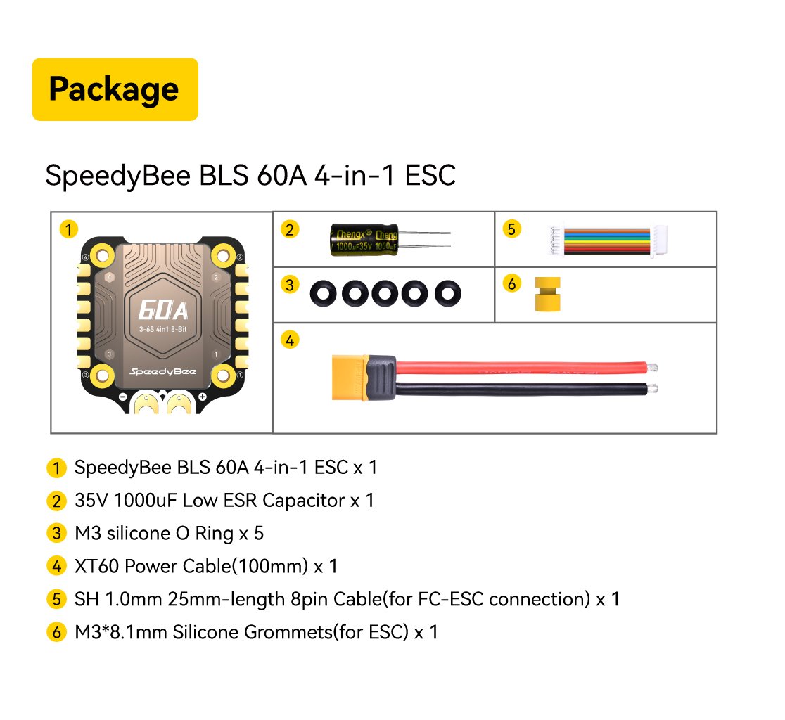 SB 60A ESC Package