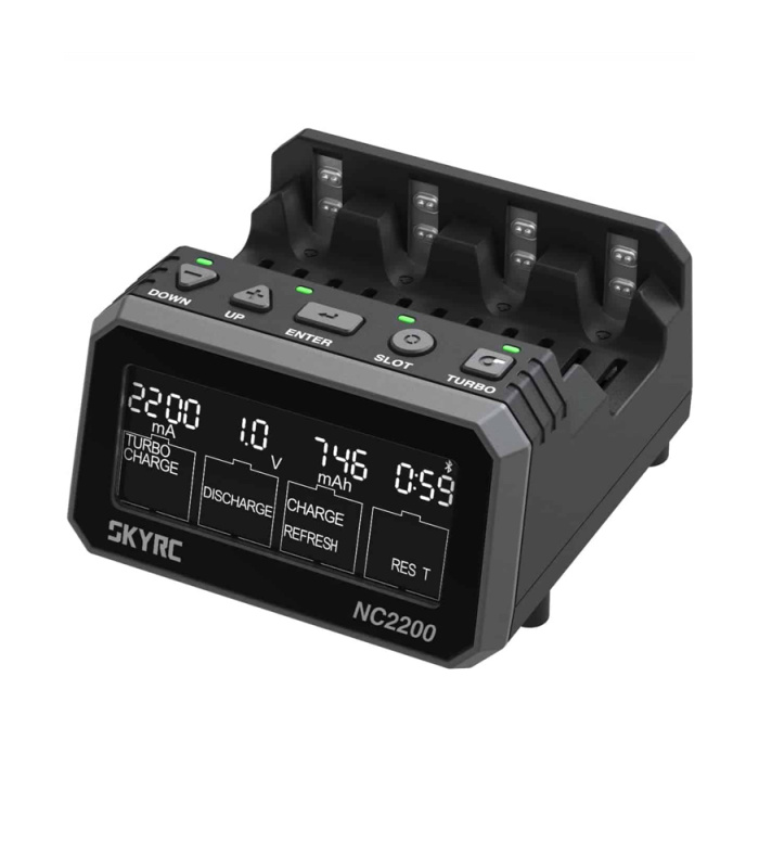 SkyRC NC2200 AA/AAA NiMH & NiCD Battery Charger & Analyzer - Image 1