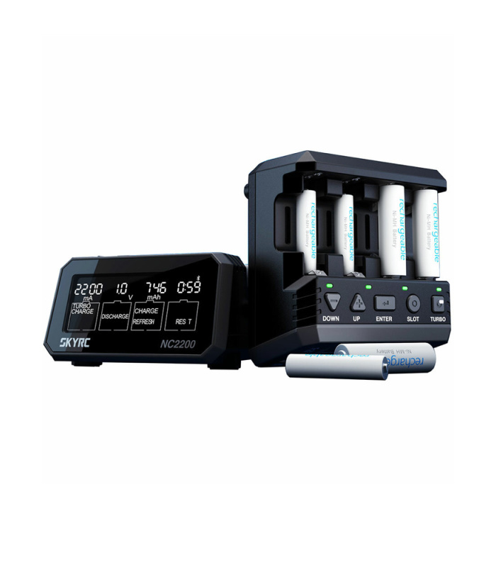 SkyRC NC2200 AA/AAA NiMH & NiCD Battery Charger & Analyzer - Image 2
