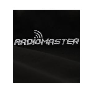 RadioMaster close up of embroidered logo