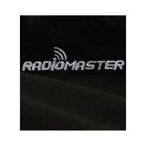 RadioMaster close up of embroidered logo