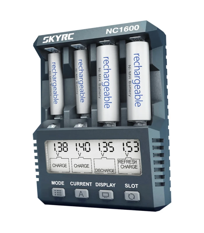 SkyRC NC1600 4 Slot AA/AAA NiMH & NiCD Battery Charger