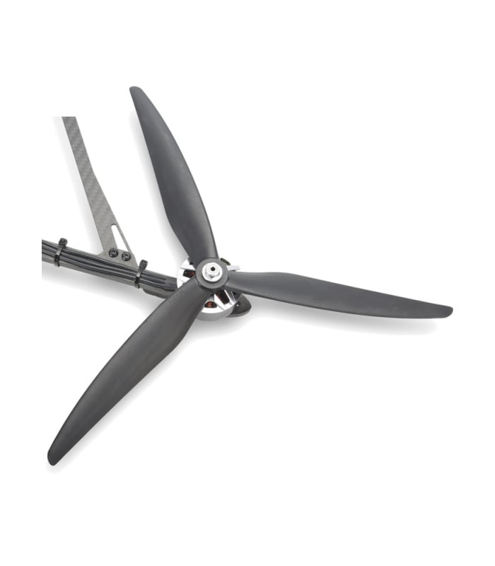 A close up of a 10x5.0 propeller
