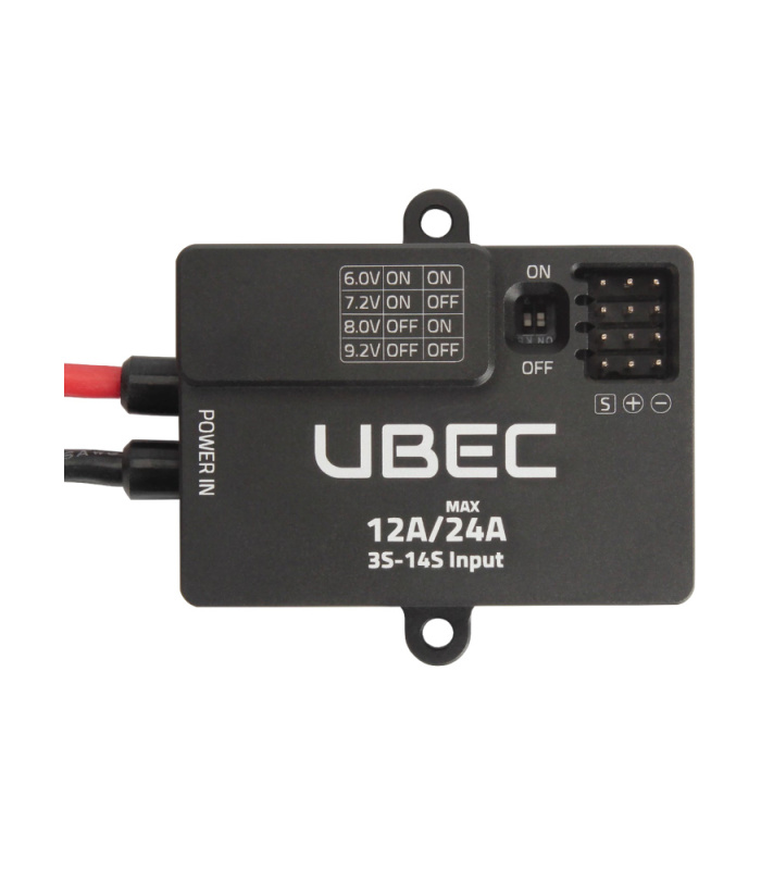 Holybro 12A 3-14S UBEC Step-down Regulator with 6.0/7.2/8.0/9.2V Output - Image 2