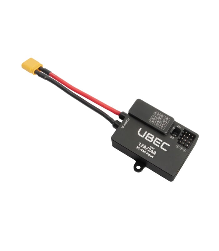 Holybro 12A 3-14S UBEC Step-down Regulator with 6.0/7.2/8.0/9.2V Output - Image 1