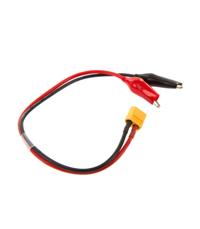 XT60 Male to Crocodile Clips Adapter Power Cable - Image 1