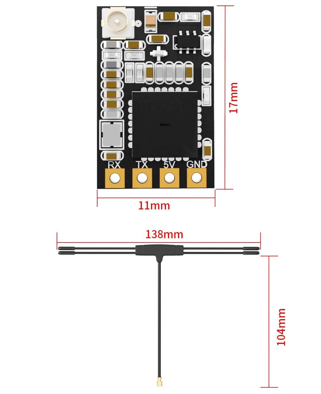 ELRS 915 RX 01 Size