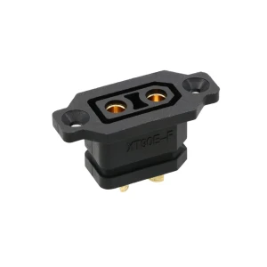 AMASS XT90E-F Mountable XT90 Female Plug - Black