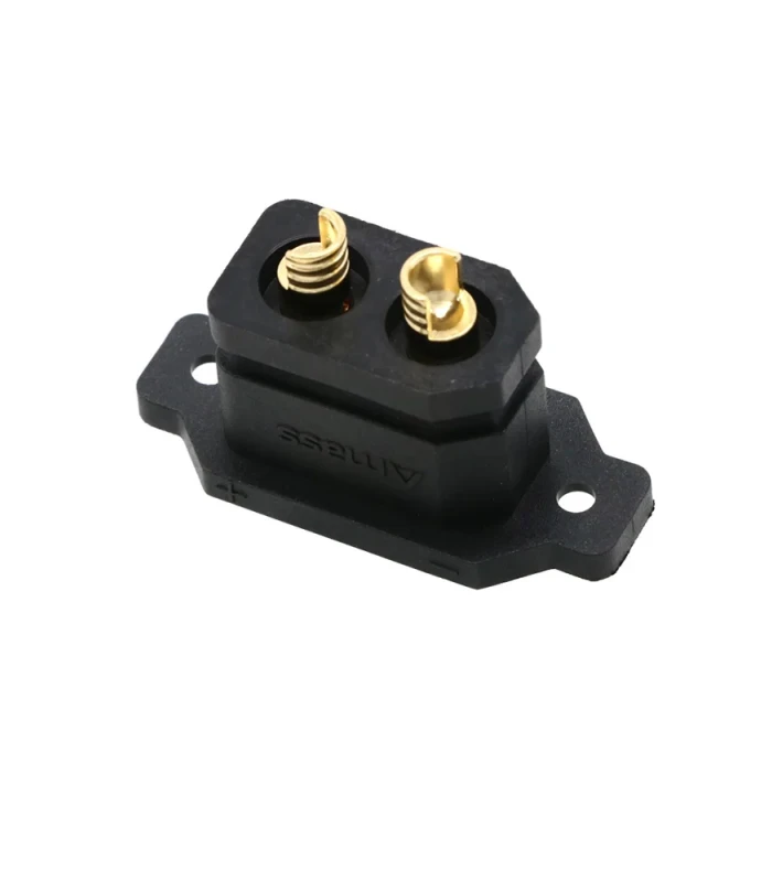 AMASS XT90E-F Mountable XT90 Female Plug - Black - Image 6