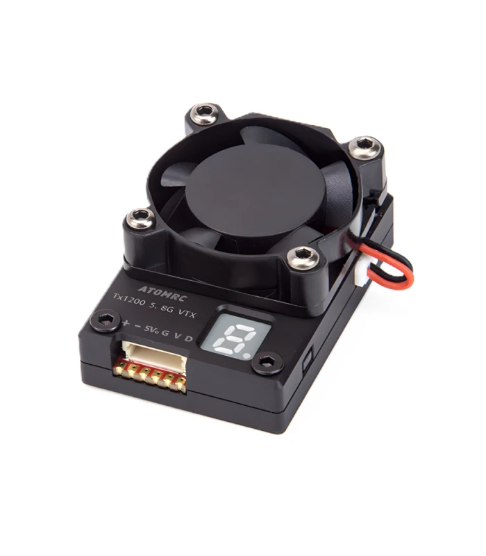 AtomRC - TX1200 5.8GHz FPV Video Transmitter with Cooling Fan - Image 1