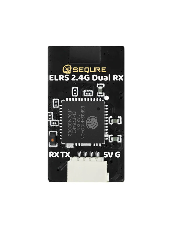 Récepteur ELRS 2.4GHz Diversity Avec TCXO - Double Antenne, Protocole CRSF - Pour Drone FPV Et Modélisme Longue Portée